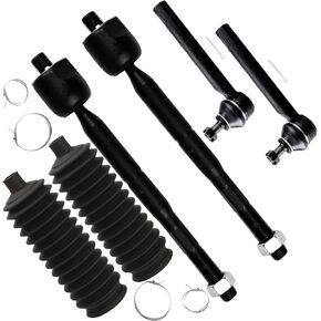 Scitoo 6pcs التعليق الأمامي مجموعة inner inn end end tie end end end حامل التوجيه الحذاء Fit 2004-2006 لـ Lexus Rx330 2007-2009 لـ Lexus Rx350 2004-2007 لـ Toyota for Highlander