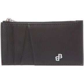 BOSS Bradley Leather Zipper Pocket Card Case
