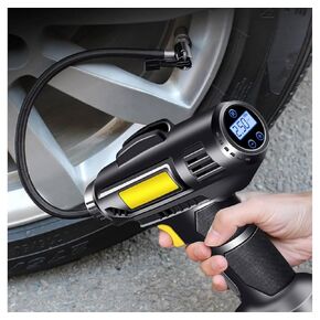 Digital Tire Inflator with LCD Display, LED Light, 250 PSI