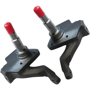 Pair Front Left & Right 2-1/2'' Drop Spindles 2.5" Drop (Link Pin,drum Brake) For 1950-1965 Volkswagen BUG