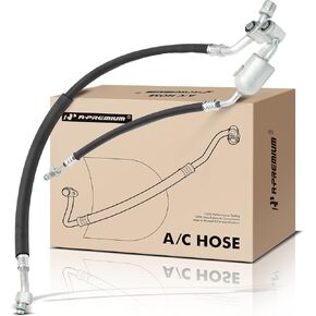 A-Premium A/C Suction and Discharge Line Hose Assembly Compatible with Chevrolet, GMC Models - Express 1500/2500/3500, Savana 1500/2500/3500, with Rear Temperature Control