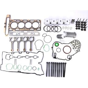 2.4L Engine Rebuild Gaskets Overhaul Kit Fits for 2012-2016 Lacrosse Regal Verano 2.4L,for Malibu Orlando Equinox Captiva Sport 2.4L