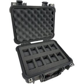Pelican Case 1400 Custom Foam Insert for 10 Watches (FOAM ONLY)