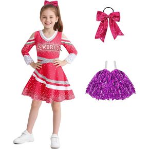 Girls Cheerleader Dresses Casual Cheerleading Dress