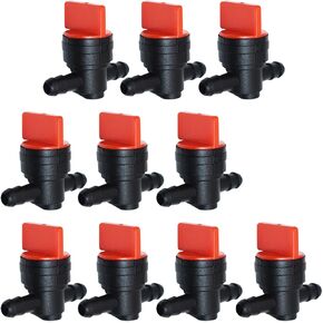labwork 10PCS 1/4" Straight in-Line Fuel Shut-Off/Cut-Off Valves Replacement for Briggs Stratton Replacement for John Deere Replacement for Toro 494768 493960