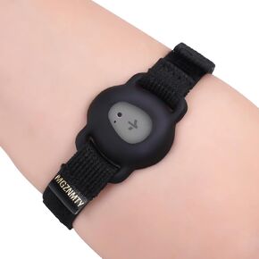 MGZNMTY ARMLAND لـ DEXCOM Stelo ، 8 "إلى 19" شريط ذراع قابل للتعديل للبقع اللاصقة الملحقات المقاومة للماء ، غطاء مستشعر جهاز مراقبة الجلوكوز المستمر CGM (أسود)