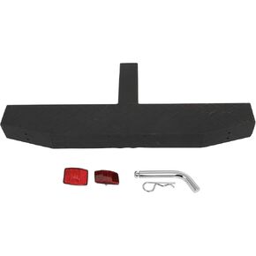 SCITOO Universal Hitch Step 23.82" Tow Bumper Step with Pin & Reflectors - Fits 2-Inch Receiver for Trucks, SUVs, and Cars