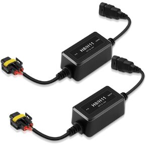 Auxbeam Upgraded H11/H8/H9 Canbus Error Free Anti Flickering Resistor Decoder, 2pcs/set Enhanced Decoder Canbus Drivers, C10 Series