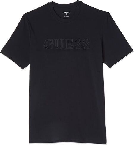 GUESS Men's Eco Alphy Tee, Deep Marine A753, L in Saudi Arabia