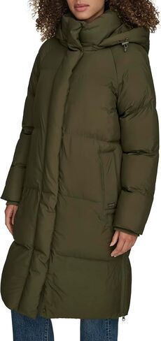 Levi's Women's Cloud Puff Hooded Midlength Puffer Jacket in Saudi Arabia