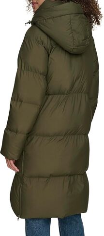 Levi's Women's Cloud Puff Hooded Midlength Puffer Jacket in Saudi Arabia