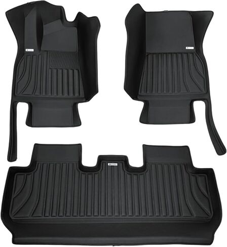 Extreme Coverage Tesla Model 3 Floor Mats 2025 2024 Premium Design Custom Fit 100% Eco-Friendly -All Weather 3D Floor Mats for Tesla Model 3 Highland Cargo Liner Trunk Accessories 6pcs in Saudi Arabia
