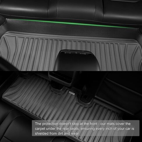 Extreme Coverage Tesla Model 3 Floor Mats 2025 2024 Premium Design Custom Fit 100% Eco-Friendly -All Weather 3D Floor Mats for Tesla Model 3 Highland Cargo Liner Trunk Accessories 6pcs in Saudi Arabia