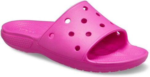 Crocs Unisex Classic Slide Sandals, White, 7 Men/9 Women in Saudi Arabia