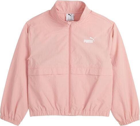 PUMA Girls' Windbreaker Jacket, Zip Up Closure, Lightweight in Saudi Arabia