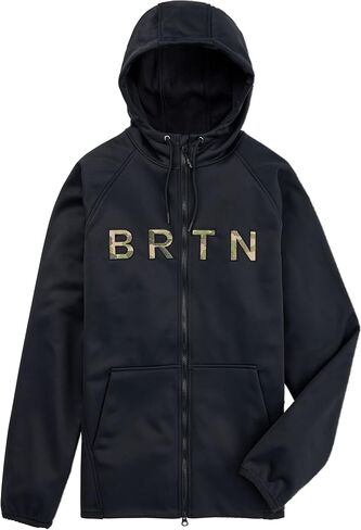 Burton Men's Standard Crown Weatherproof Full-Zip Fleece, True Black, Small in Saudi Arabia