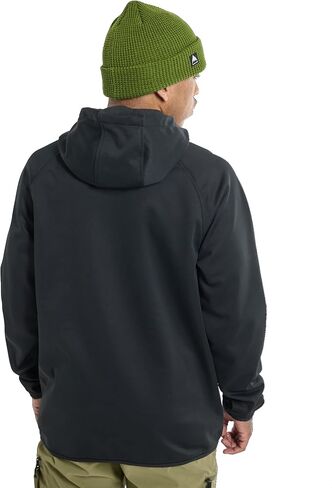 Burton Men's Standard Crown Weatherproof Full-Zip Fleece, True Black, Small in Saudi Arabia