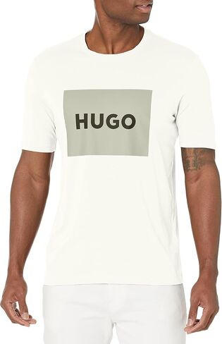 HUGO by Hugo Boss Big Square Logo Short Sleeve T-Shirt in Kuwait
