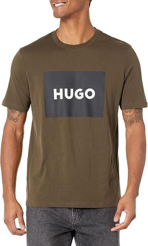 HUGO by Hugo Boss Big Square Logo Short Sleeve T-Shirt in Kuwait