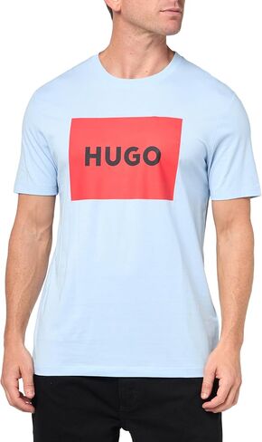 HUGO by Hugo Boss Big Square Logo Short Sleeve T-Shirt in Kuwait