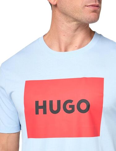HUGO by Hugo Boss Big Square Logo Short Sleeve T-Shirt in Kuwait