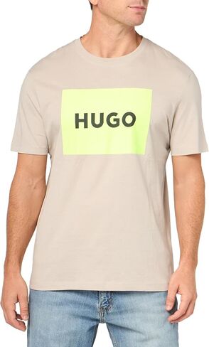 HUGO by Hugo Boss Big Square Logo Short Sleeve T-Shirt in Kuwait