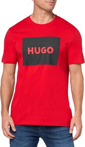 HUGO by Hugo Boss Big Square Logo Short Sleeve T-Shirt in Kuwait