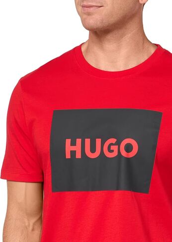 HUGO by Hugo Boss Big Square Logo Short Sleeve T-Shirt in Kuwait