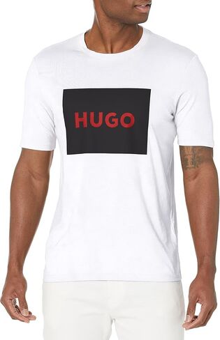 HUGO by Hugo Boss Big Square Logo Short Sleeve T-Shirt in Kuwait