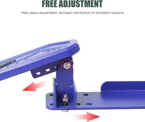 Aluminum Anti-Slip Dead Pedal Driver Foot Rest Pad Fit for 2018-2024 Jeep Wrangler JL JLU 4XE & Jeep Gladiator JT, Adjustable Left Side Kick Panel, Black in Kuwait