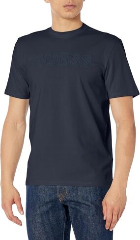 تي شيرت Eco Alphy للرجال من GUESS، أسود داكن A996، XXL in Kuwait