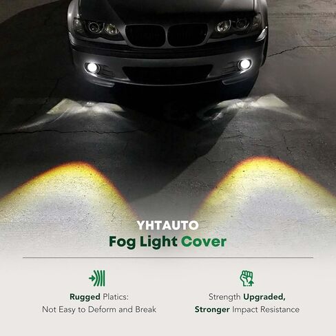 Yhtauto Fog Light Bezel يناسب Ford Ranger 2019-2023 Front Pumper Fog Light Cover Driver in Kuwait