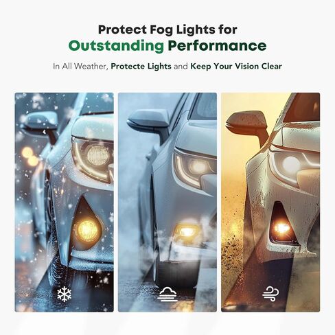 Yhtauto Fog Light Bezel يناسب Ford Ranger 2019-2023 Front Pumper Fog Light Cover Driver in Kuwait