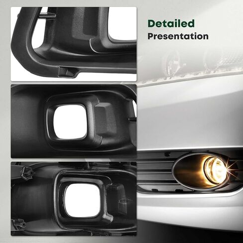 Yhtauto Fog Light Bezel يناسب Ford Ranger 2019-2023 Front Pumper Fog Light Cover Driver in Kuwait