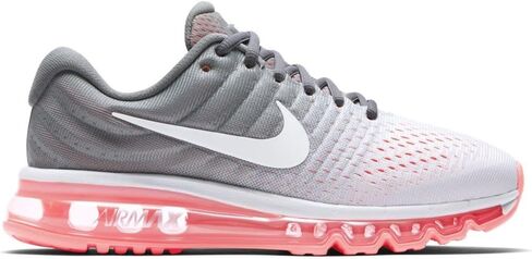حذاء الجري Nike Air Max 2017 نسائي Pure Platinum/White-Cool Grey-HOT Lava 9. 0 in Kuwait