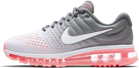 حذاء الجري Nike Air Max 2017 نسائي Pure Platinum/White-Cool Grey-HOT Lava 9. 0 in Kuwait