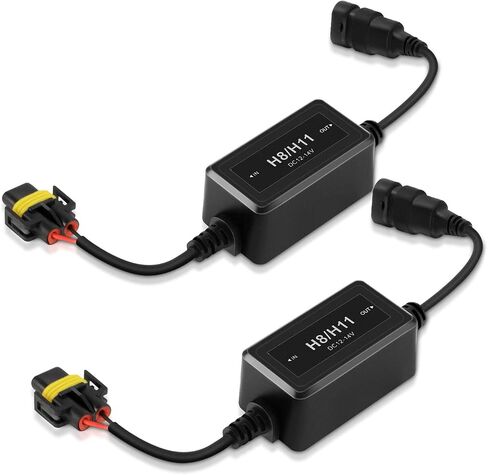 Auxbeam ترقية H11/H8/H9 Canbus خالية من وحدة فك ترميز المقاوم المضاد للخلل ، 2pcs/مجموعة محسّنة Deconder Canbus ، سلسلة C10 in Kuwait