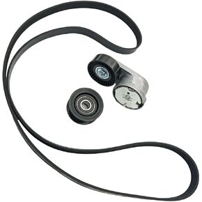 munirater Serpentine Belt Tensioner Pulley Kit Replacement for 200 2012-2014 Avenger 2013-2014 90K39282D