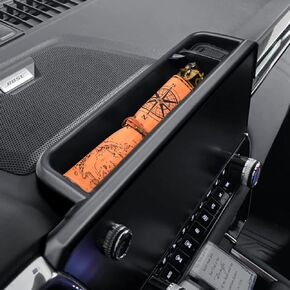 Center Console Dashboard Organizer Compatible with Chevy Colorado & GMC Canyon 2023 2024 2025 Interior Accessories Dash Storage Box Behind Screen Insert Tray Mount Holder (Black)