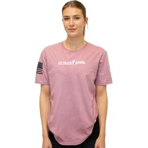 ATTCK The Game Women's Solo T-Shirt – Comfortable Short Sleeve Tee, Soft Cotton, Gym, Sports, Workout, Casual Activewear