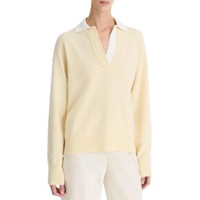 Vince Women's Contrast Collar Polo