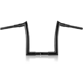 MoKitDora Road Glide Handlebar 12" Rise 1.5" Fat 1.25" Clamp Meathook Ape Hangers Compatible with Harley Touring 2015-2023 FLTRX/FLTRXS/FLTRU, Gloss Black