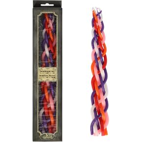 شمعة Havdalah 100 ٪ Kosher (جديلة ملونة)