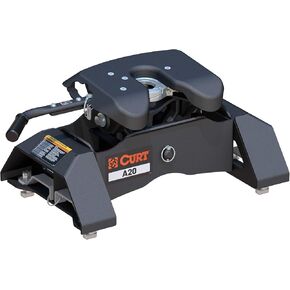 BKDK CURT 16092 A20 5th Wheel Hitch, 20,000 lbs, Select Chevrolet Silverado, GMC Sierra 2500, 3500 HD, 8-Foot Bed Puck System