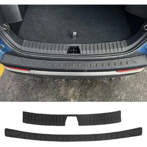 Rear Bumper Protector Compatible with 2023-2025 Honda Pilot TPE Rear Bumper Guard Protection Anti-Scratch Internal & External Trunk Sill Cover for 2024 Pilot Accessories