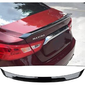 Rear Trunk Spoiler Wing Fit for Nissan Maxima S/SL/SR/SV/Platinum 2016-2023 Gloss Black Decklid Lip Exterior Accessories
