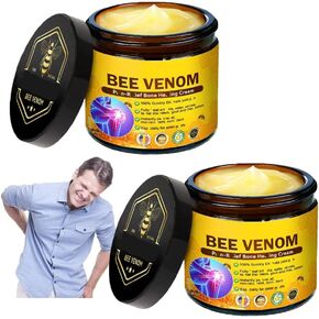 2 PCS Bee Venom Joint and Bone Cream, Bee Venom Joint Relief Cream Joint Care for Knee, Neck, Back, Hands, Feet Moisturizer (B, 1)