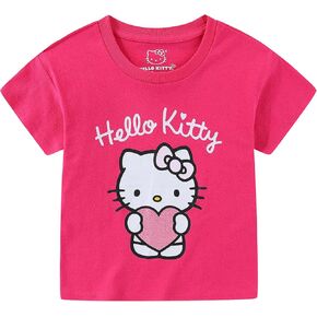 Hello Kitty Sanrio Girls Short Sleeve T-shirt for kiddlers and big اطفال