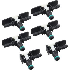 6Pcs Fuel Injector Return Fitting for Ram 1500 2014-2018, 1500 Classic 2019