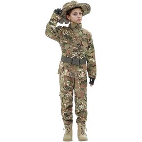 Children's military uniforms, army soldiers' special forces, Halloween and role-playing children's tactical costumes.